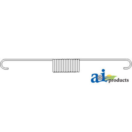 A & I PRODUCTS Spring, Extension, Clutch Pedal 3" x13" x1" A-T21452